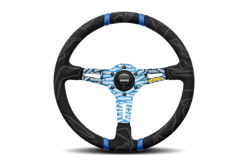 Спортивный руль MOMO ULTRA BLUE